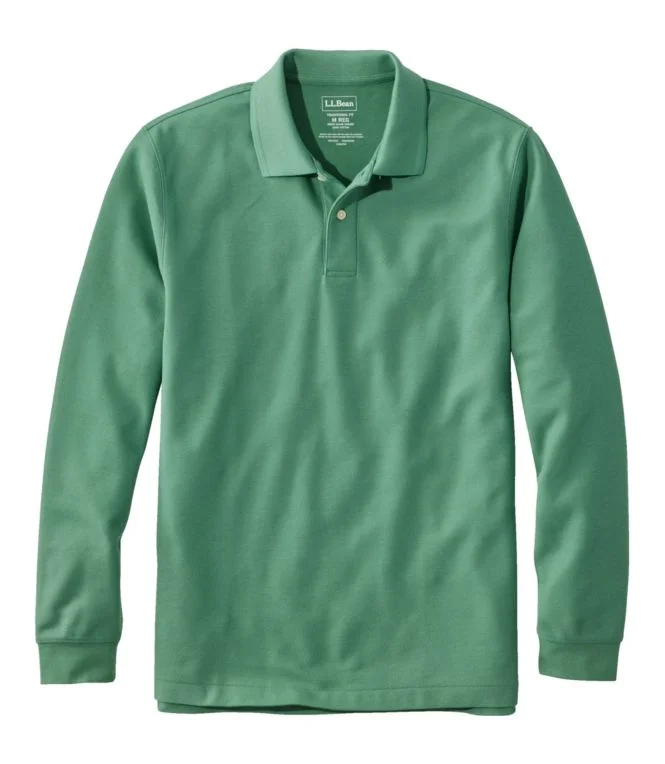 Men''s Premium Double L® Polo, Long-Sleeve Without Pocket - Image 16
