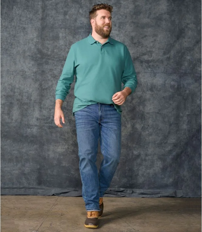 Men''s Premium Double L® Polo, Long-Sleeve Without Pocket - Image 9