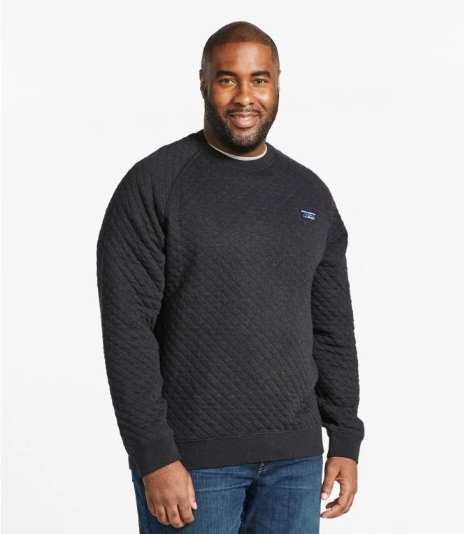 Men''s Quilted Sweatshirt, Crewneck - Image 5