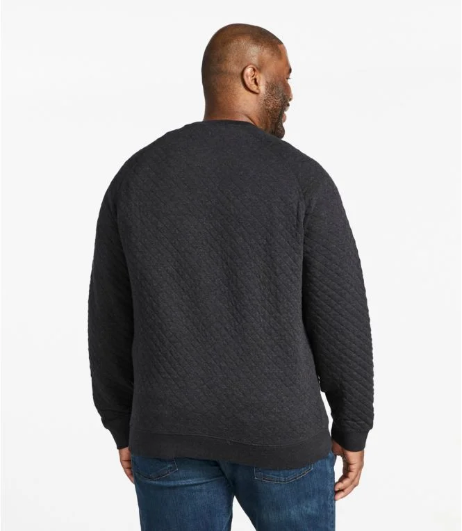 Men''s Quilted Sweatshirt, Crewneck - Image 6