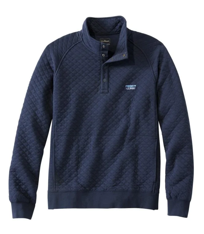 Men''s Quilted Sweatshirt, Mockneck - Image 10