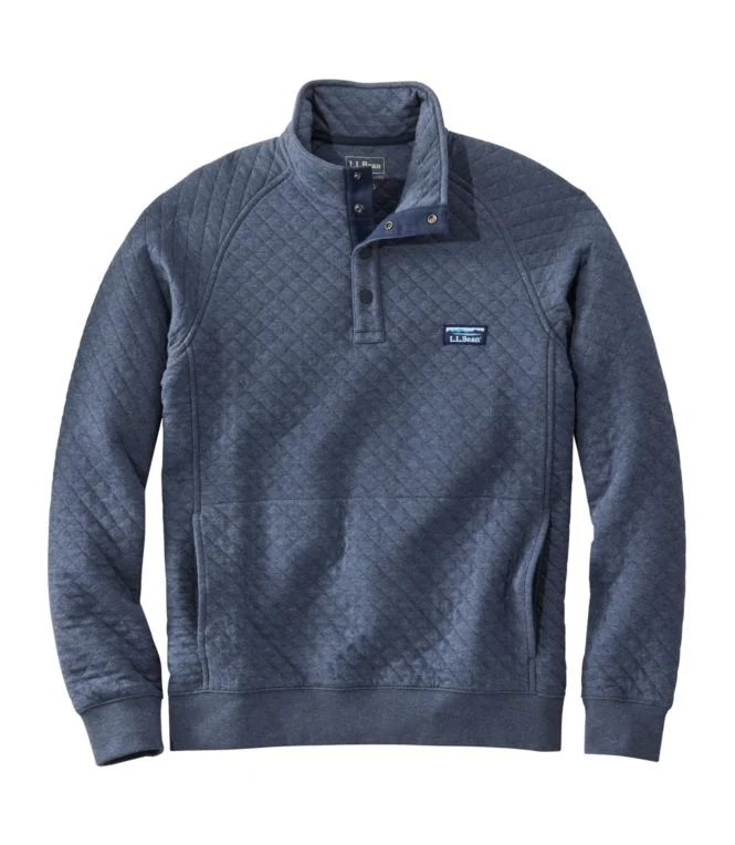 Men''s Quilted Sweatshirt, Mockneck - Image 14
