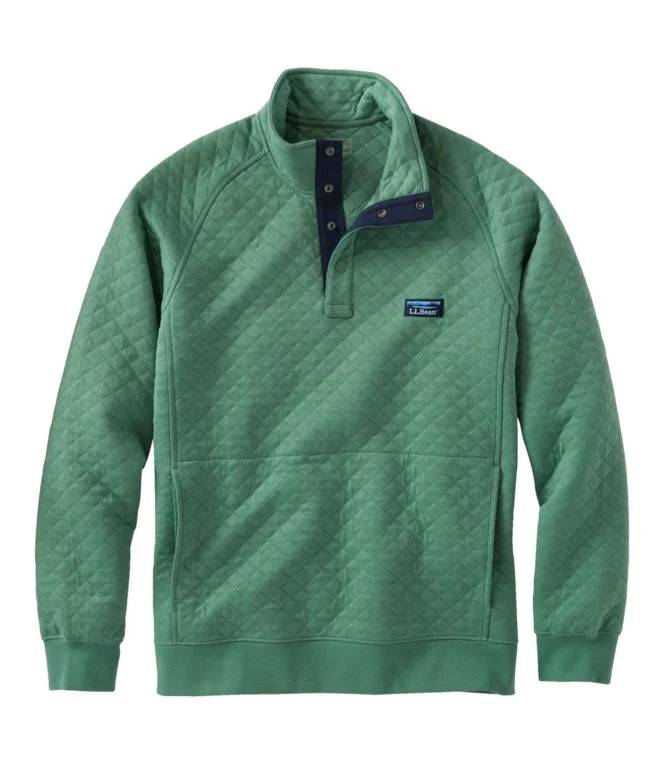 Men''s Quilted Sweatshirt, Mockneck - Image 17