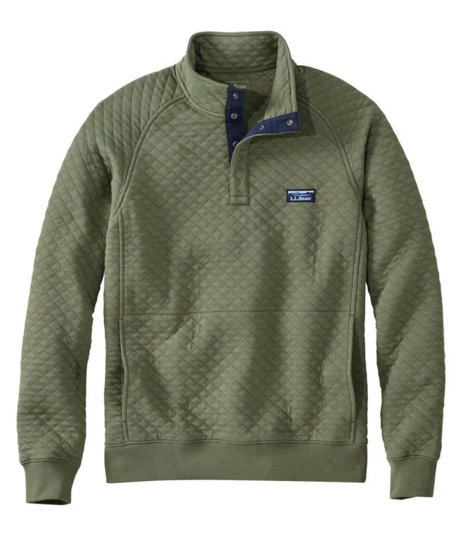 Men''s Quilted Sweatshirt, Mockneck - Image 19