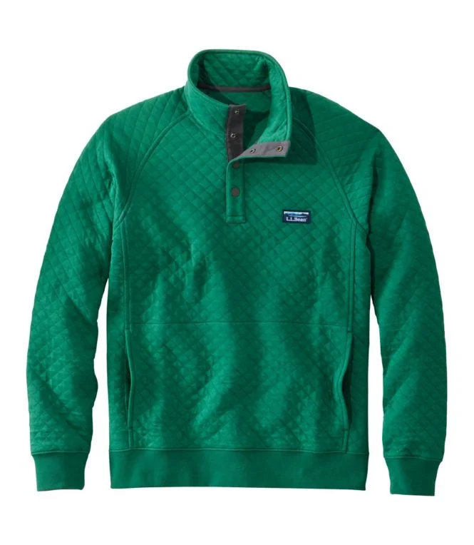 Men''s Quilted Sweatshirt, Mockneck - Image 20