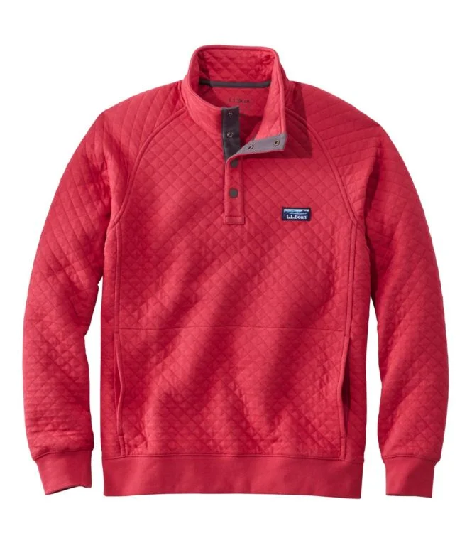 Men''s Quilted Sweatshirt, Mockneck - Image 22