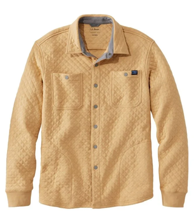 Men''s Quilted Sweatshirts, Snap Overshirt - Image 14