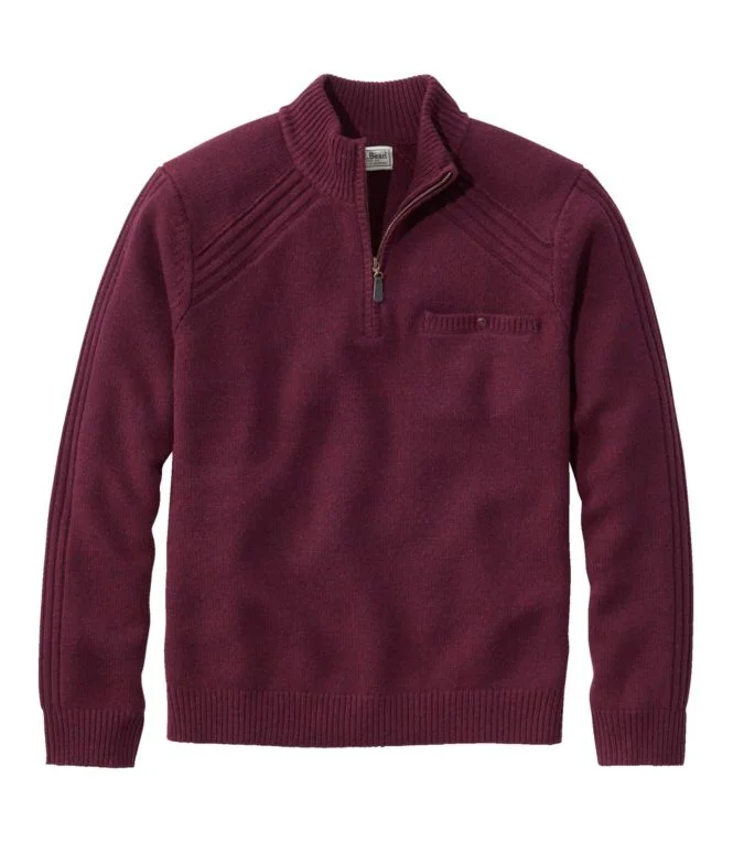 Men''s Rangeley Merino Sweater, Quarter-Zip