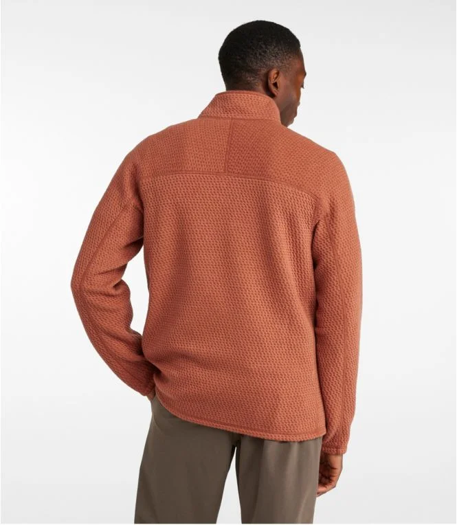 Men''s Ridgeknit Pullover, Quarter-Zip