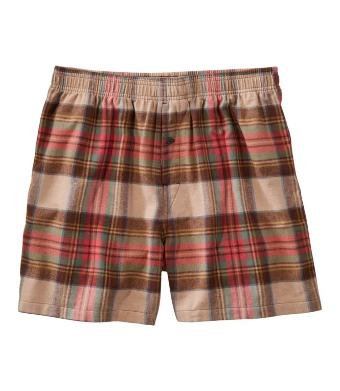 Men''s Scotch Plaid Flannel Boxers