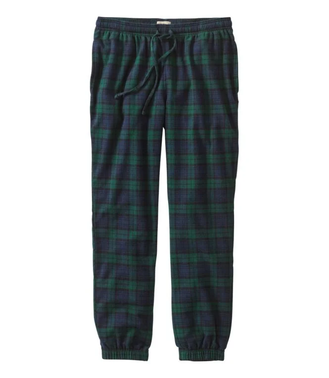 Men''s Scotch Plaid Flannel Jogger Pants