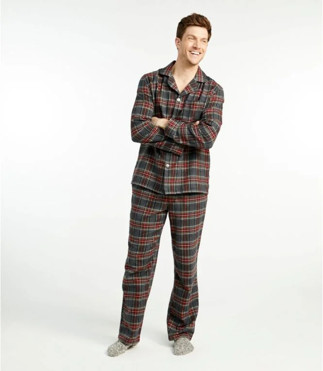 Men''s Scotch Plaid Flannel Pajamas - Image 3