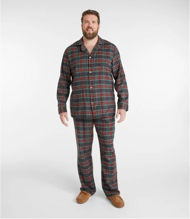 Men''s Scotch Plaid Flannel Pajamas - Image 5