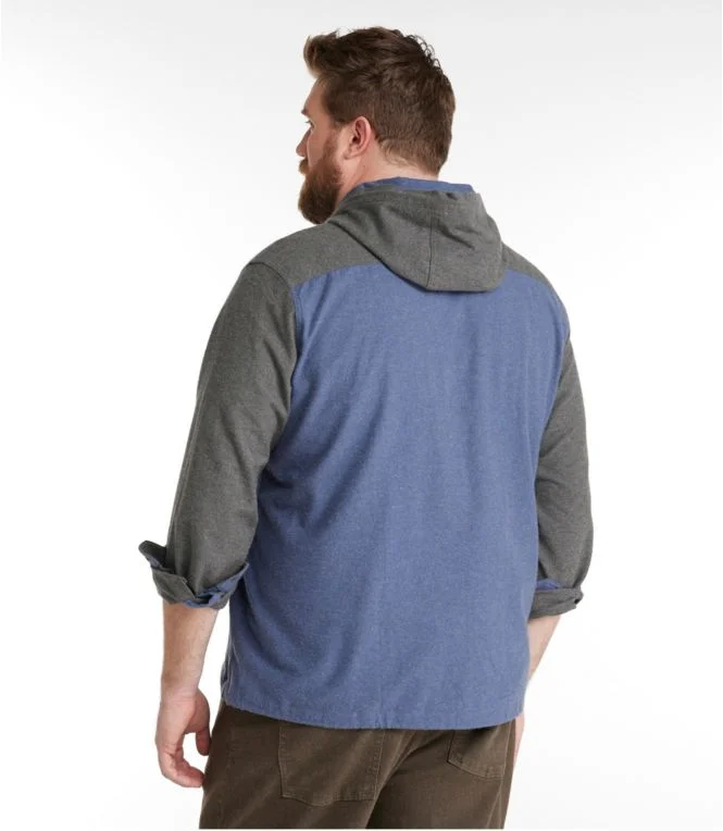 Men''s Scotch Plaid Flannel Shirt, Anorak, Traditional Fit, Colorblock - Image 6