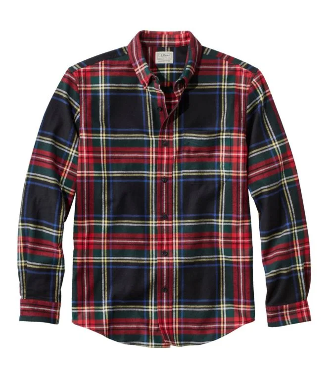 Men''s Scotch Plaid Flannel Shirt, Slightly Fitted - Image 10