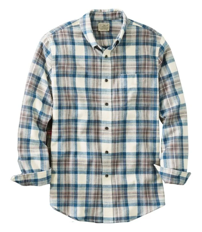 Men''s Scotch Plaid Flannel Shirt, Slightly Fitted - Image 14