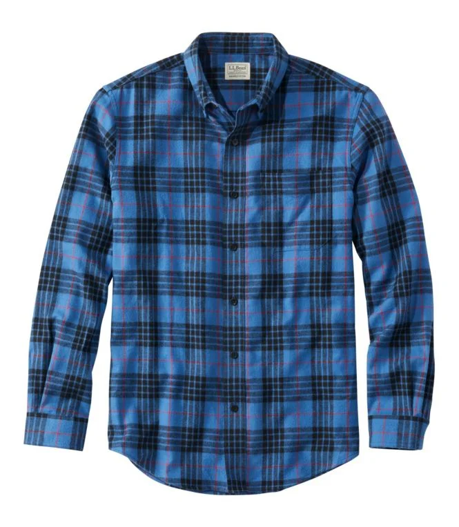 Men''s Scotch Plaid Flannel Shirt, Slightly Fitted - Image 15