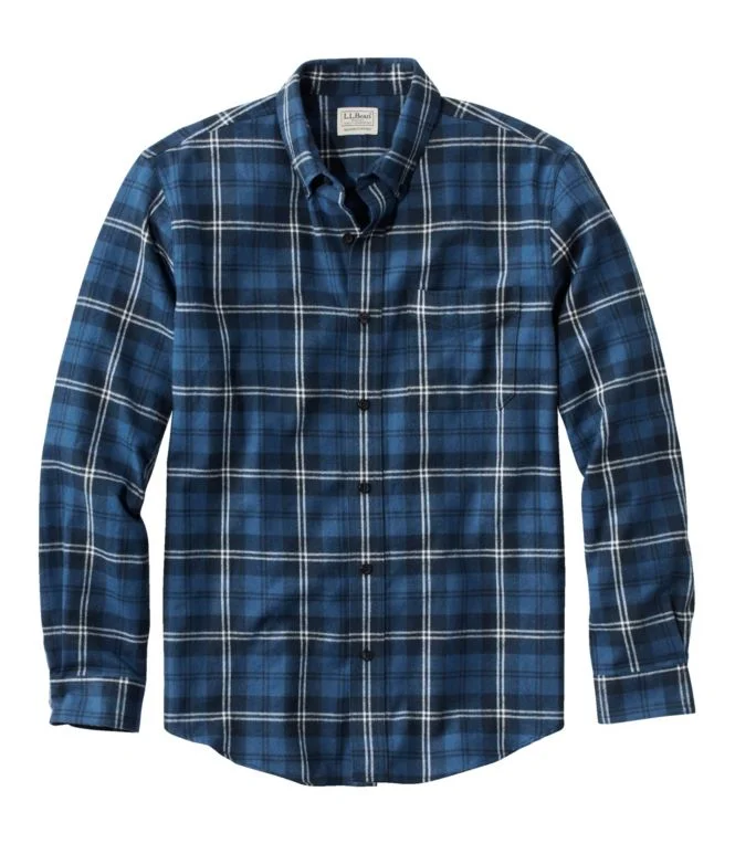Men''s Scotch Plaid Flannel Shirt, Slightly Fitted - Image 17
