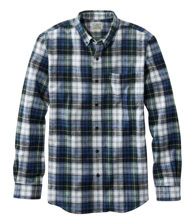 Men''s Scotch Plaid Flannel Shirt, Slightly Fitted - Image 19