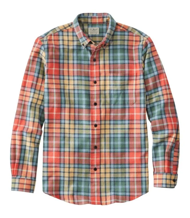 Men''s Scotch Plaid Flannel Shirt, Slightly Fitted - Image 20
