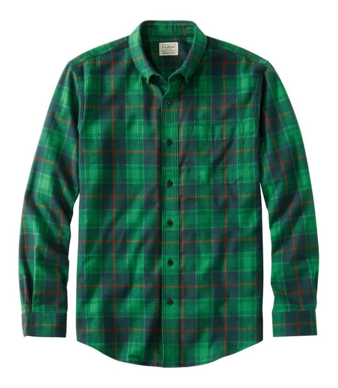 Men''s Scotch Plaid Flannel Shirt, Slightly Fitted - Image 21