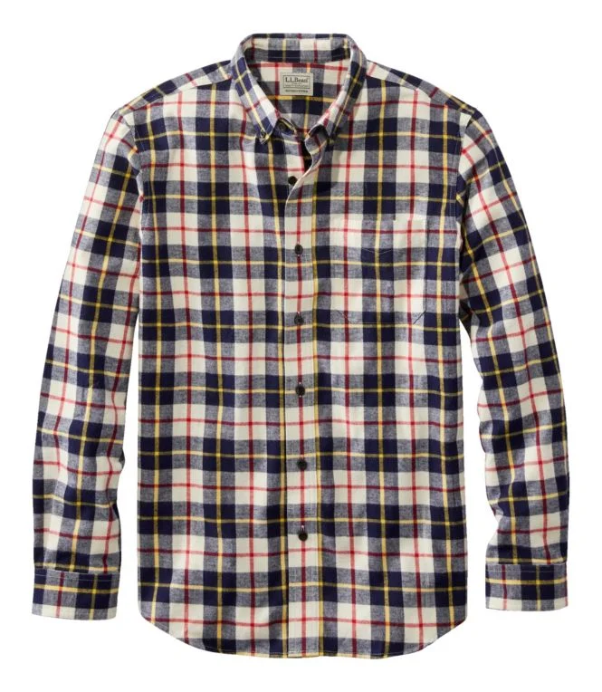 Men''s Scotch Plaid Flannel Shirt, Slightly Fitted - Image 22