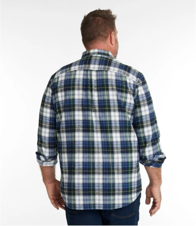 Men''s Scotch Plaid Flannel Shirt, Slightly Fitted - Image 6
