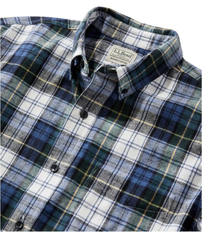 Men''s Scotch Plaid Flannel Shirt, Slightly Fitted - Image 7