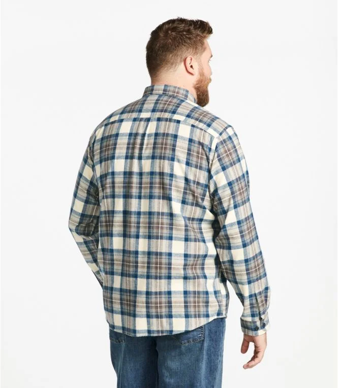 Men''s Scotch Plaid Flannel Shirt, Traditional Fit