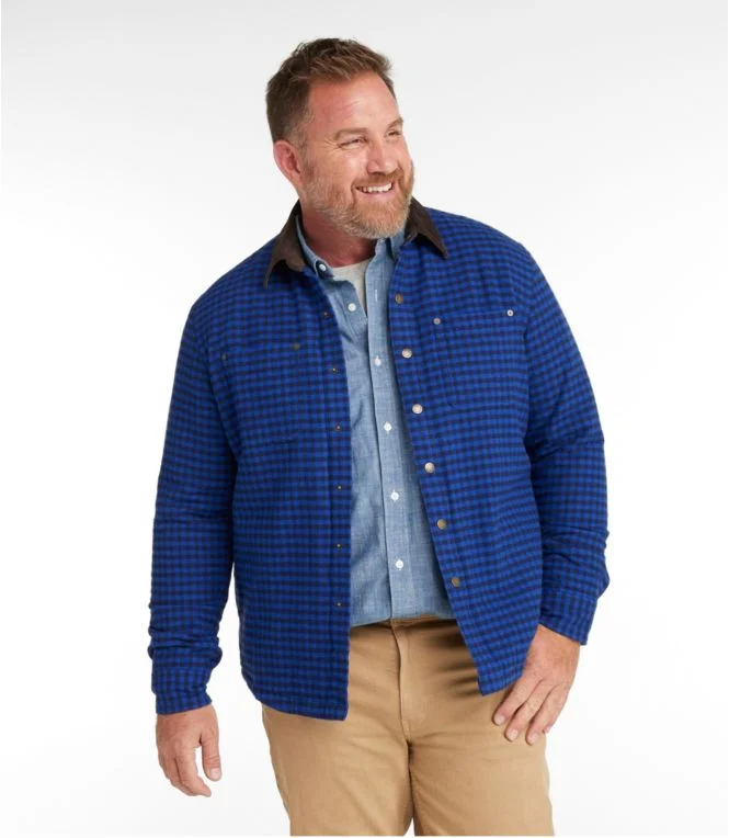 Men''s Signature 1933 Chamois Cloth Shirt, Lined, Pattern