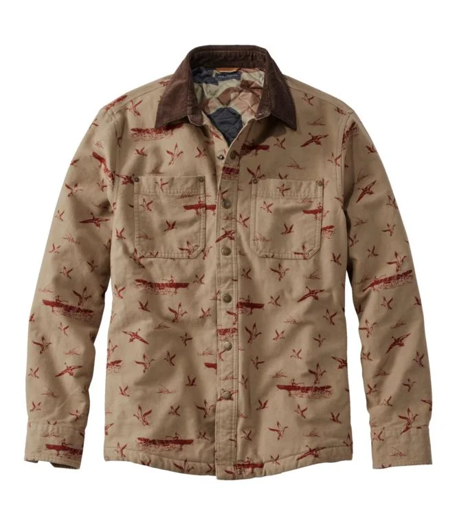 Alternative view of Men''s Signature 1933 Chamois Cloth Shirt, Lined, Pattern