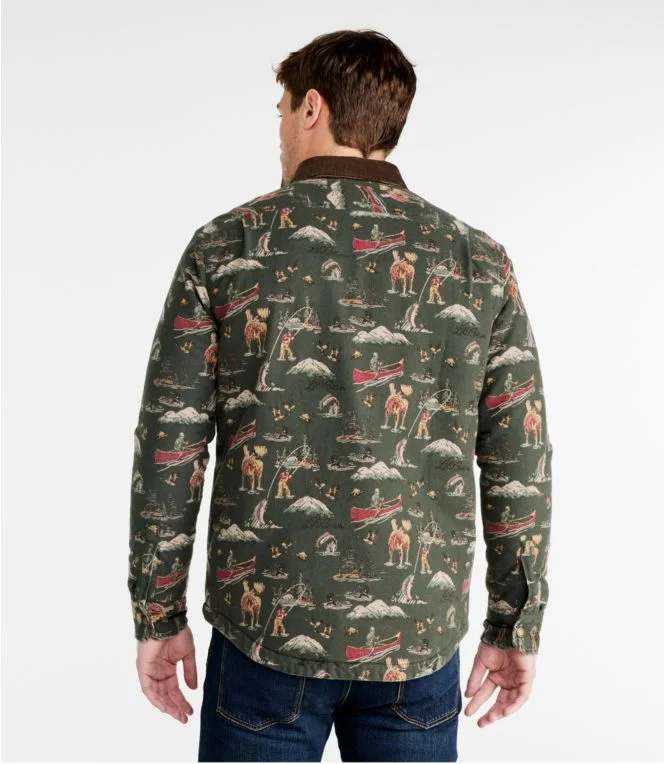 Men''s Signature 1933 Chamois Cloth Shirt, Lined, Pattern - Image 4