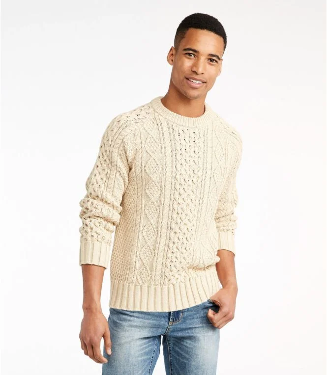 Men''s Signature Cotton Fisherman Sweater - Image 3