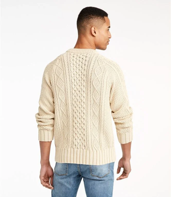 Men''s Signature Cotton Fisherman Sweater - Image 4