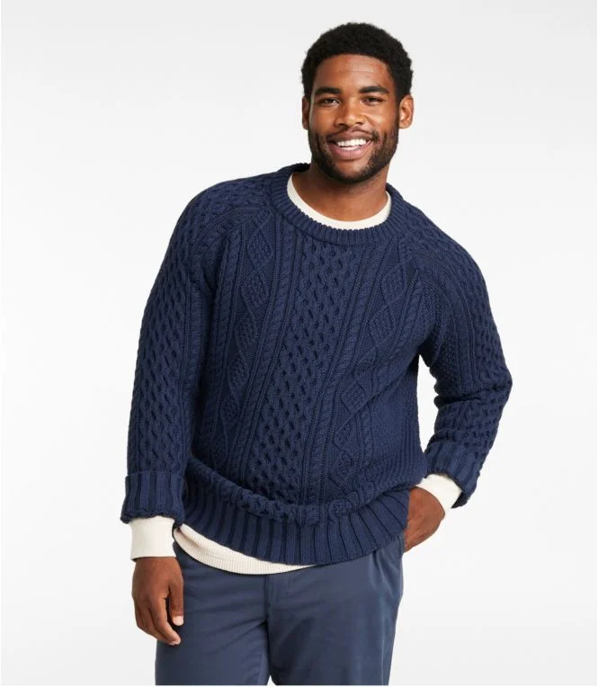 Men''s Signature Cotton Fisherman Sweater - Image 5