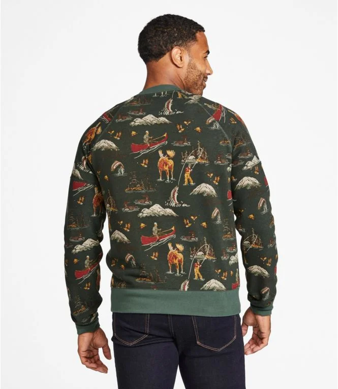 Men''s Signature Heritage Sweatshirt, Crewneck, Print - Image 4