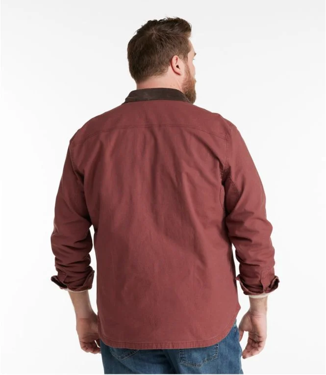 Men''s Signature Lined Canvas Shirt Jac - Image 7