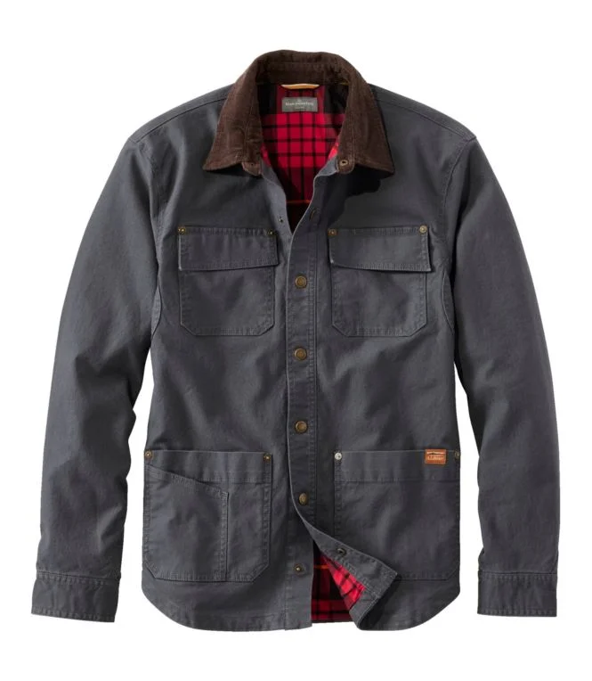 Men''s Signature Lined Canvas Shirt Jac - Image 8