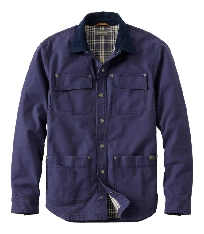Men''s Signature Lined Canvas Shirt Jac - Image 9