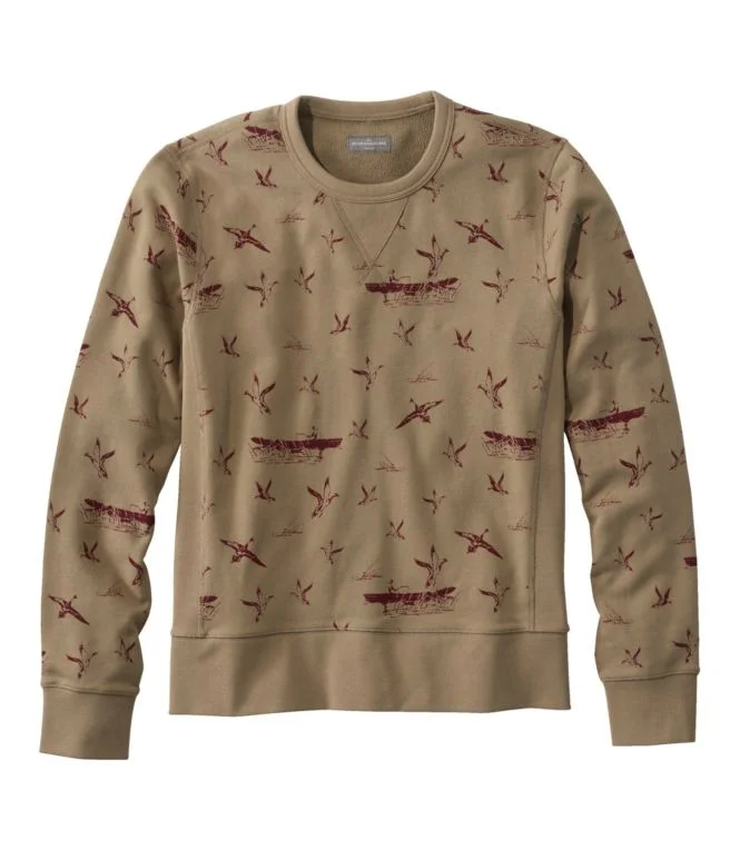 Men''s Signature Rugged Crewneck Sweatshirt, Print