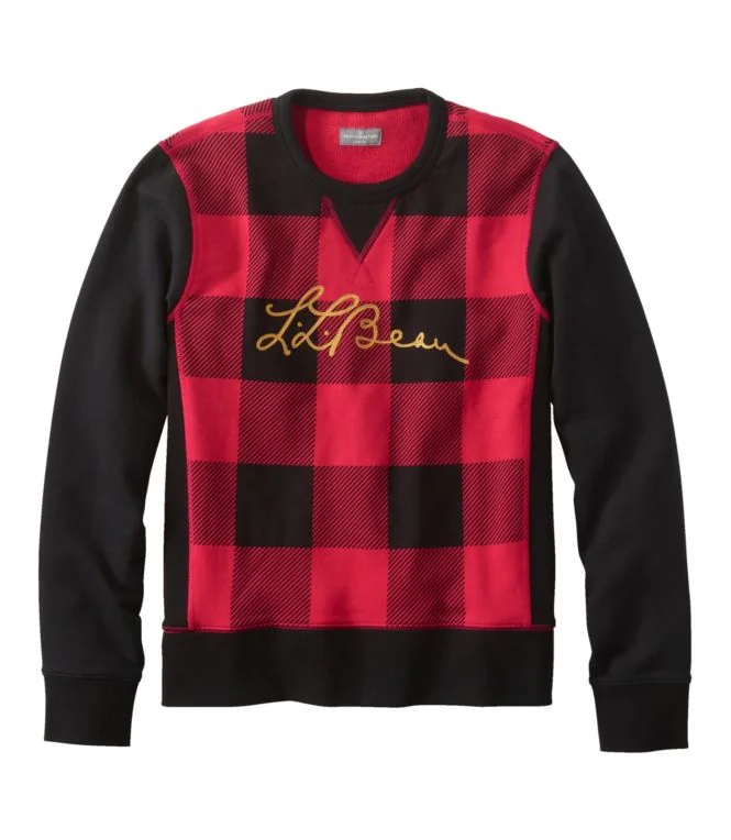 Men''s Signature Rugged Crewneck Sweatshirt, Print - Image 3