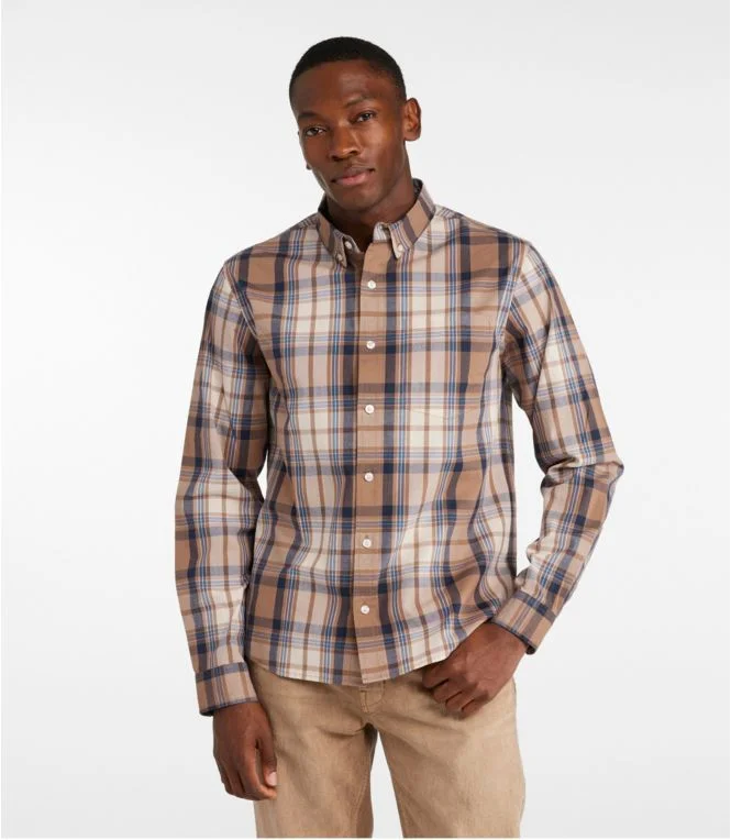 Men''s Signature Stretch Poplin Shirt, Long-Sleeve, Slim Fit - Image 3