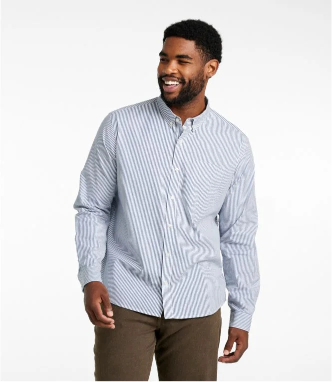 Men''s Signature Stretch Poplin Shirt, Long-Sleeve, Slim Fit - Image 5