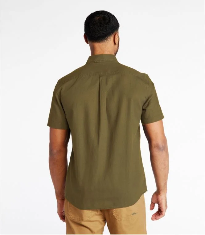 Men''s Signature Summer Cotton Blend Shirt, Short-Sleeve, Slim Fit - Image 4