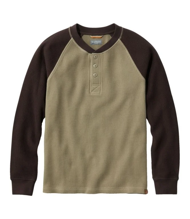 Alternative view of Men''s Signature Waffle Henley