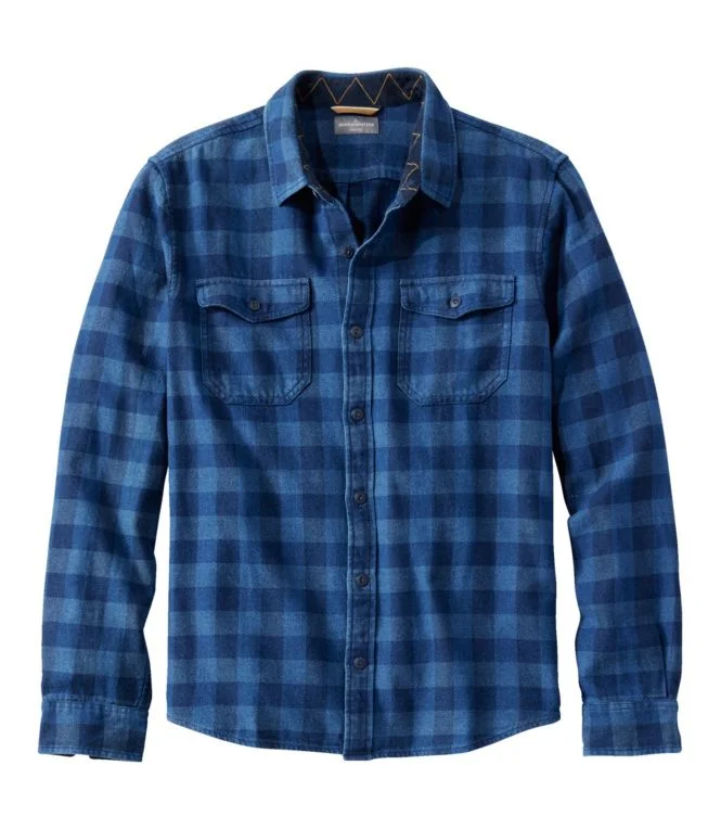 Alternative view of Men''s Signature Washed Indigo Shirt, Long-Sleeve