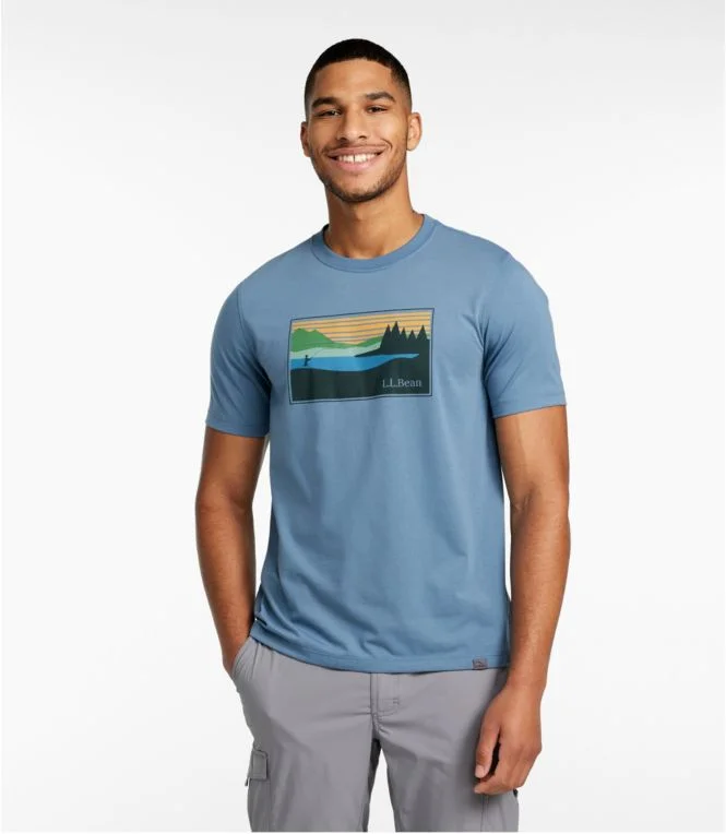 Men''s Technical Fishing Graphic Tees, Short-Sleeve