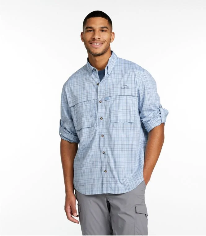 Men''s Tropicwear Shirt, Plaid Long-Sleeve - Image 3