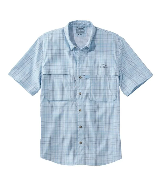 Alternative view of Men''s Tropicwear Shirt, Plaid Short-Sleeve
