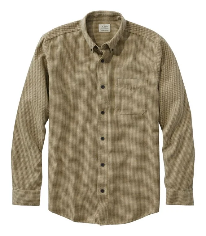 Alternative view of Men''s Wicked Good Flannel Shirt, Slightly Fitted, Houndstooth